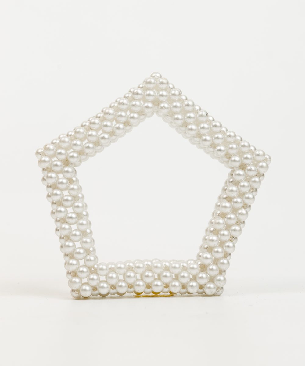 Awan Beaded Bangle - Pearls