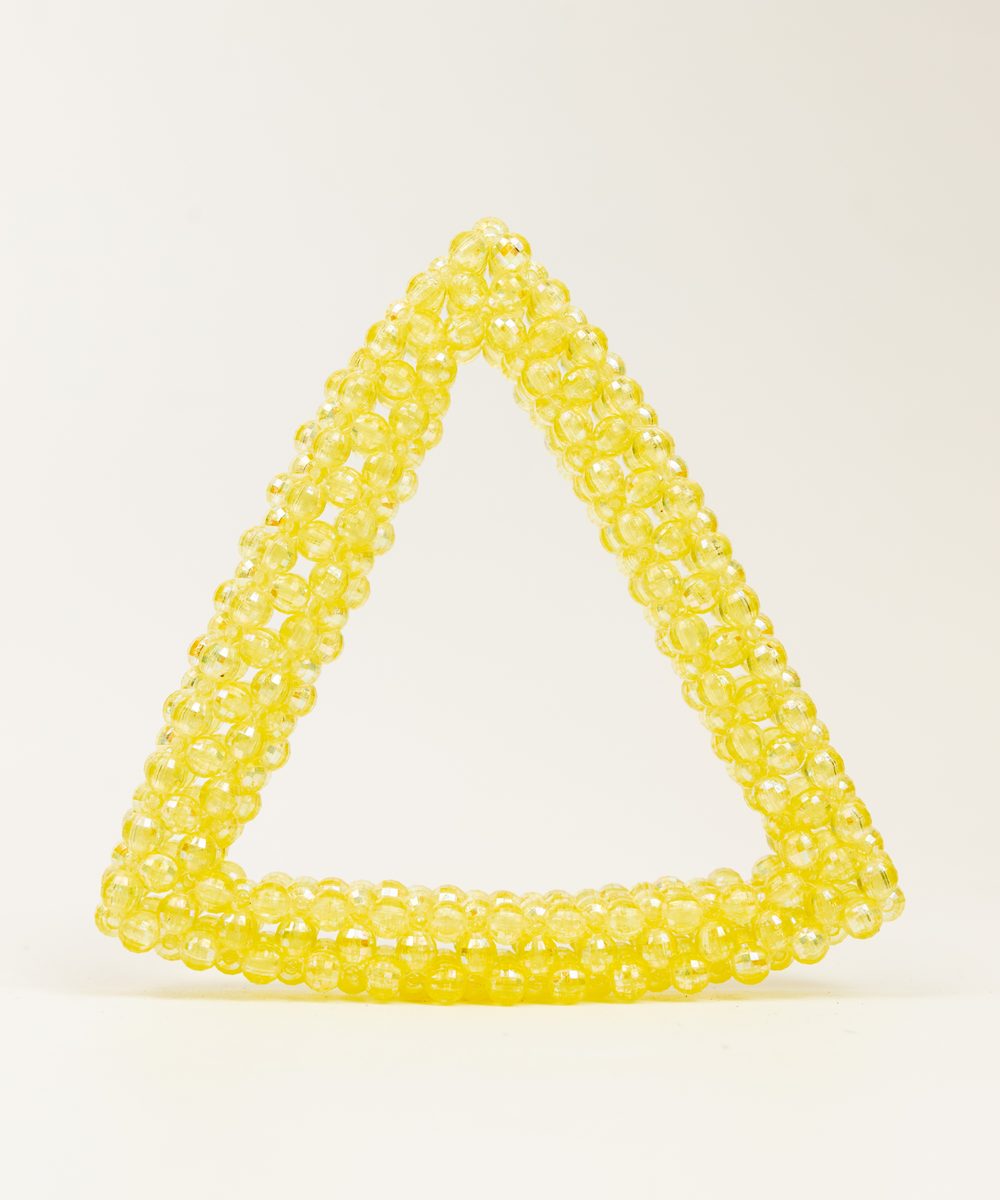 Awan Beaded Bangle - Yellow